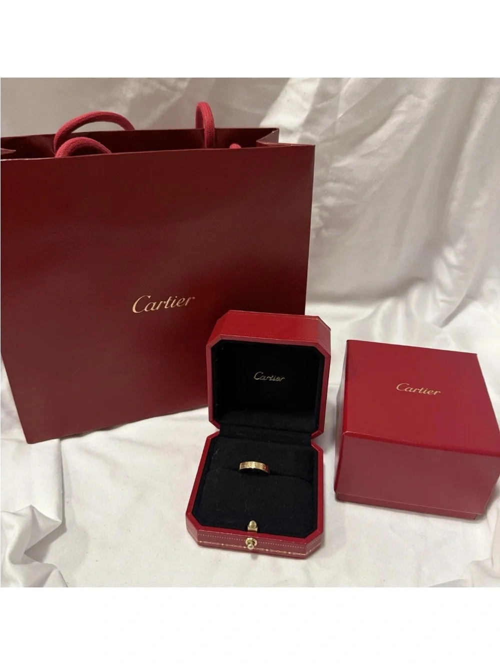 Cartier Gold Love Ring with Screw Motif.  Authentic - Picture 3 of 4